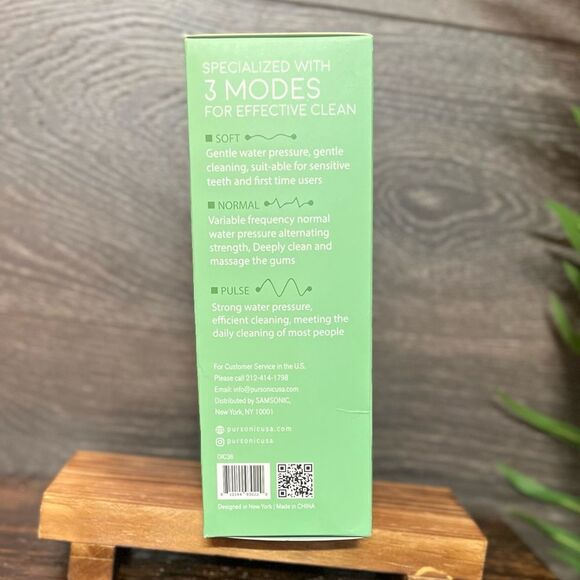 Pursonic Portable USB Rechargeable Collapsible Water Flosser in White. NIB! - Picture 13 of 13